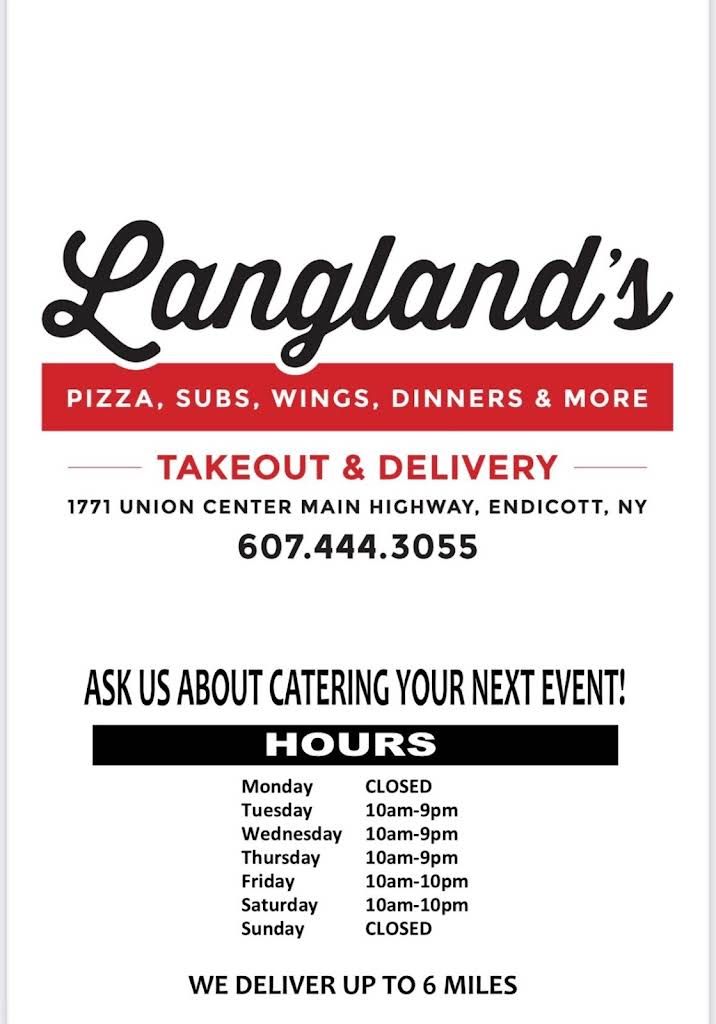 Langland's Menu 6